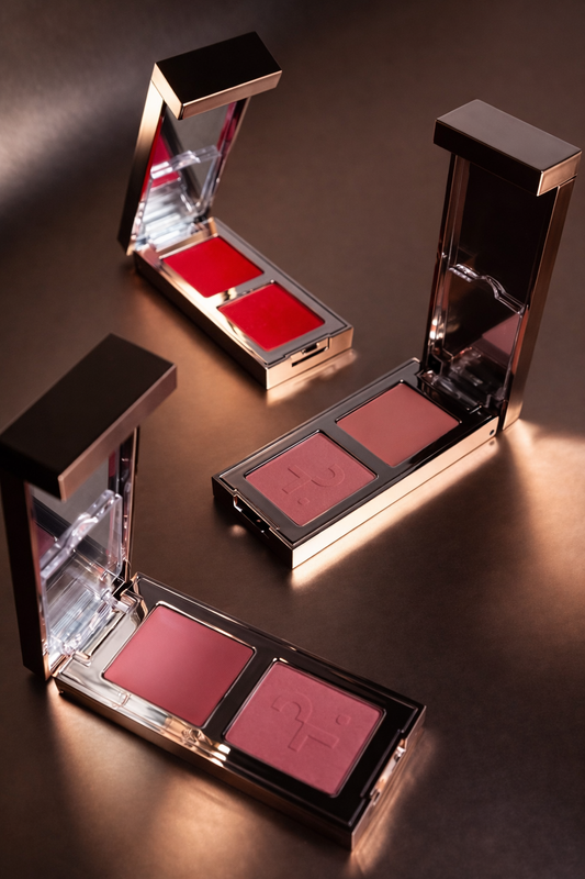 Mini Major Headlines Double-Take Crème & Powder Blush Duo Patrick Ta