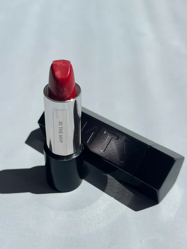 semi matte refillable lipstick +  icon funda recargable Fenty Beauty