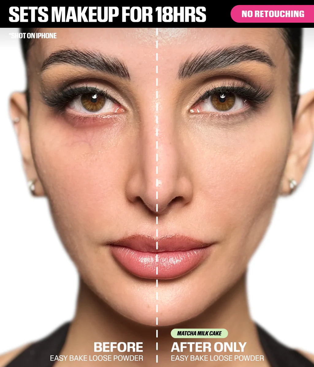 Easy bake blurring loose baking & setting powder Huda beauty