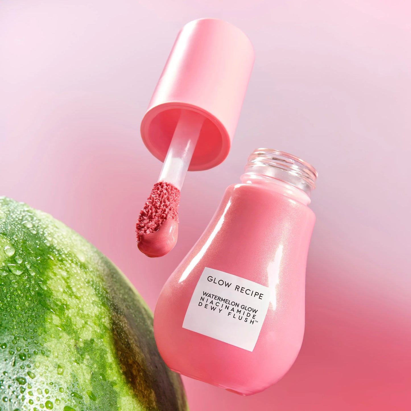 Watermelon Glow Niacinamide Dewy Flush - Brightening Serum Blush Glow Recipe