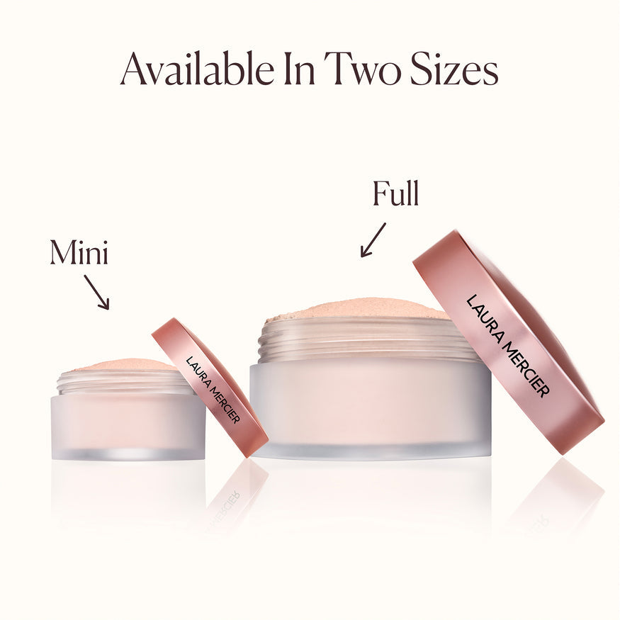 Translucent loose talc-free setting powder ultra-blur mini Laura Mercier