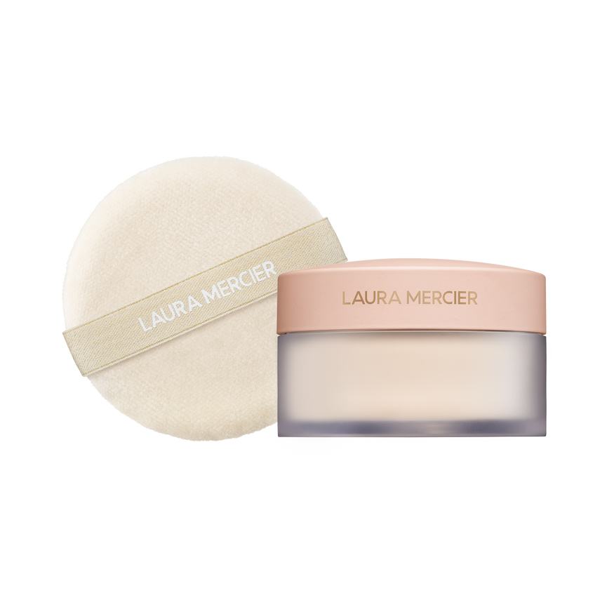 Divinely Flawless Translucent Loose Setting Powder & Puff Set- Talc Free Ultra Blur Laura Mercier