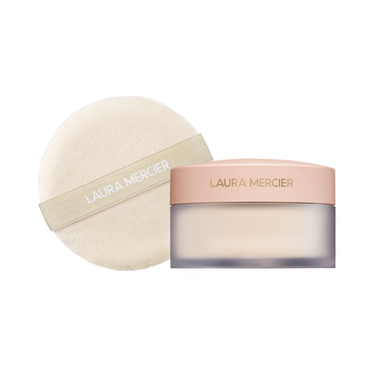 Divinely Flawless Translucent Loose Setting Powder & Puff Set- Talc Free Ultra Blur Laura Mercier