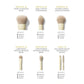 Buttery Blends 6-Piece Travel Brush Set Morphe