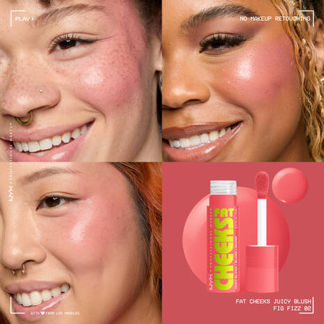 Fat cheeks dewy liquid blush Nyx