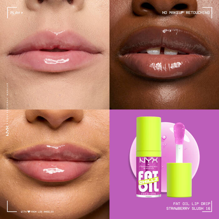Fat oil lip drip vegan lip oil NYX