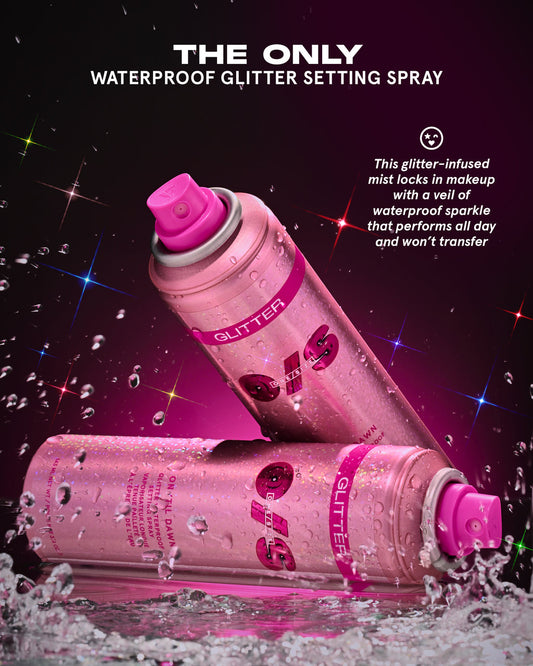 On 'til dawn glitter waterproof setting spray One Size