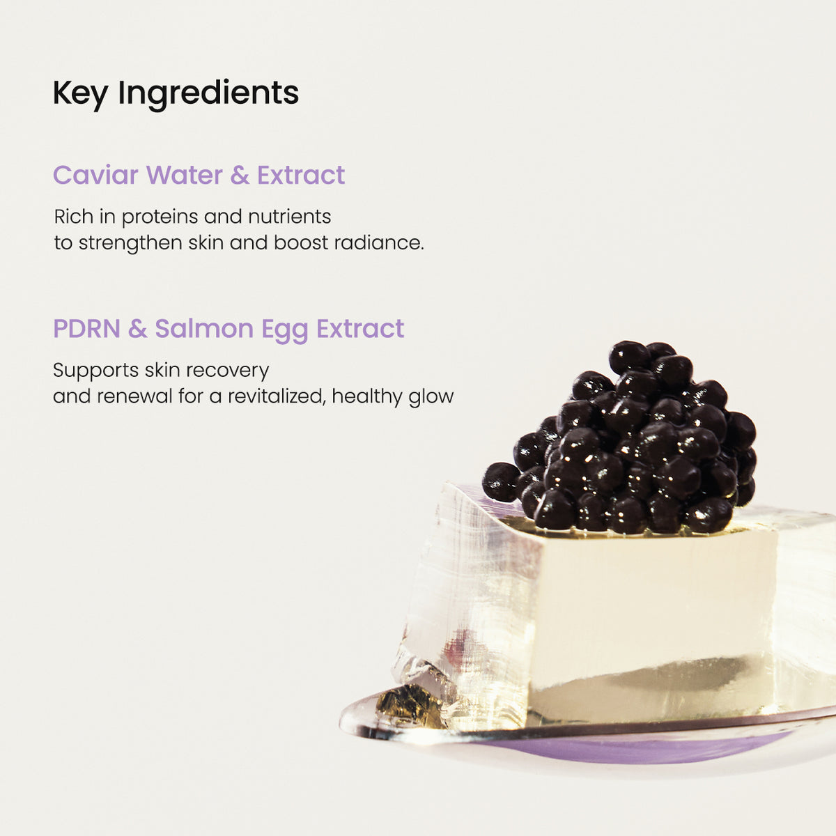 Rejuvenating caviar PDRN real deep mask for natural skin renewal & firming Biodance