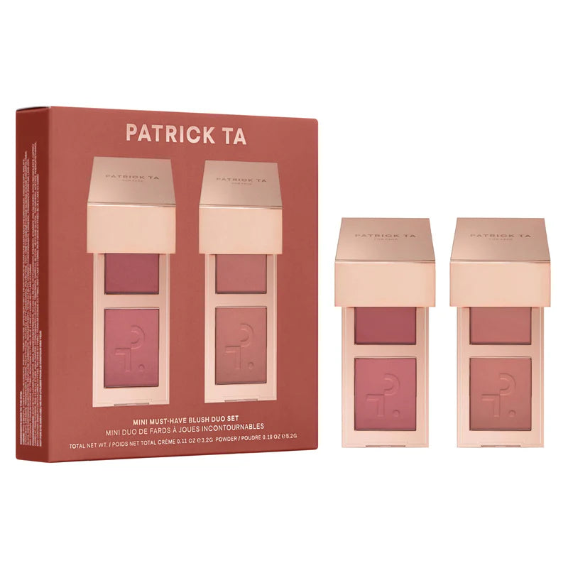 Mini must-have blush duo set Patrick Ta