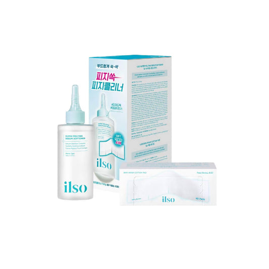 ilso Super Melting Sebum Softener 150ml Set +Cotton Pad 40P