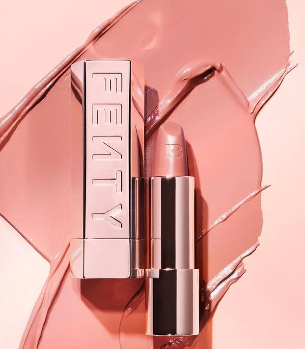 semi matte refillable lipstick +  icon funda recargable Fenty Beauty