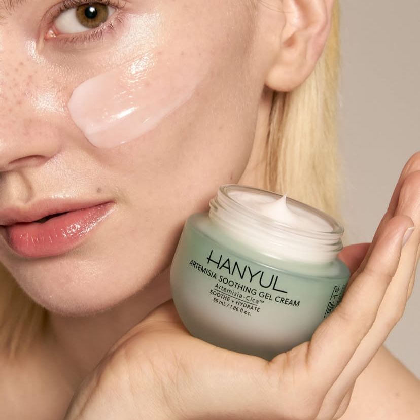 Artemisia Soothing Gel Cream Moisturizer with Centella Asiatica and Niacinamide Hanyul
