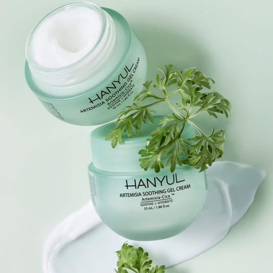 Artemisia Soothing Gel Cream Moisturizer with Centella Asiatica and Niacinamide Hanyul