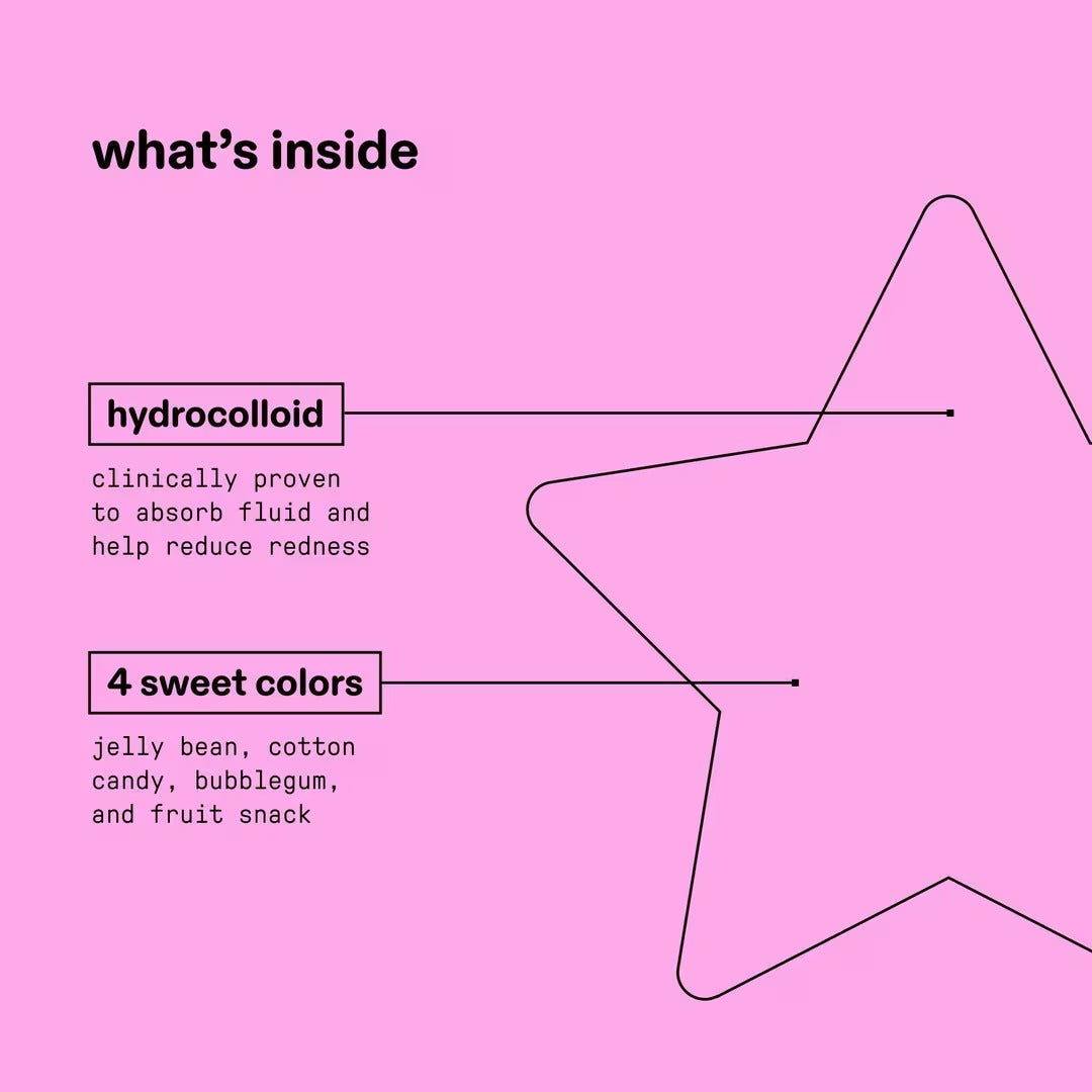 Hydro-Star Pimple Patches Starface 32 pz