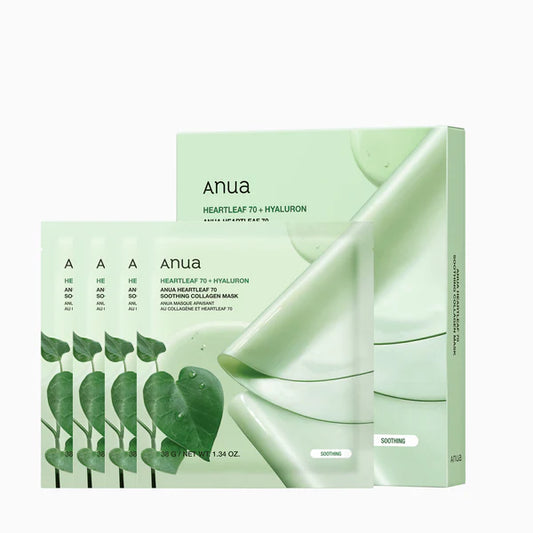 Heartleaf 70 Soothing Collagen Mask Anua