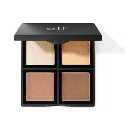 Compact powder palette to highlight & contour Elf