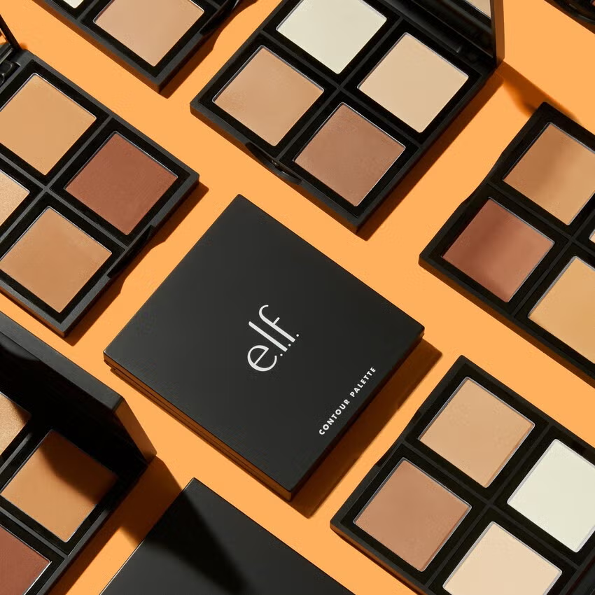 Compact powder palette to highlight & contour Elf