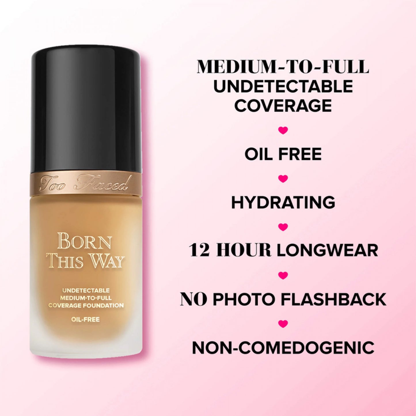 Born This Way Undetectable Medium-To-Full Coverage Foundation Too Faced
