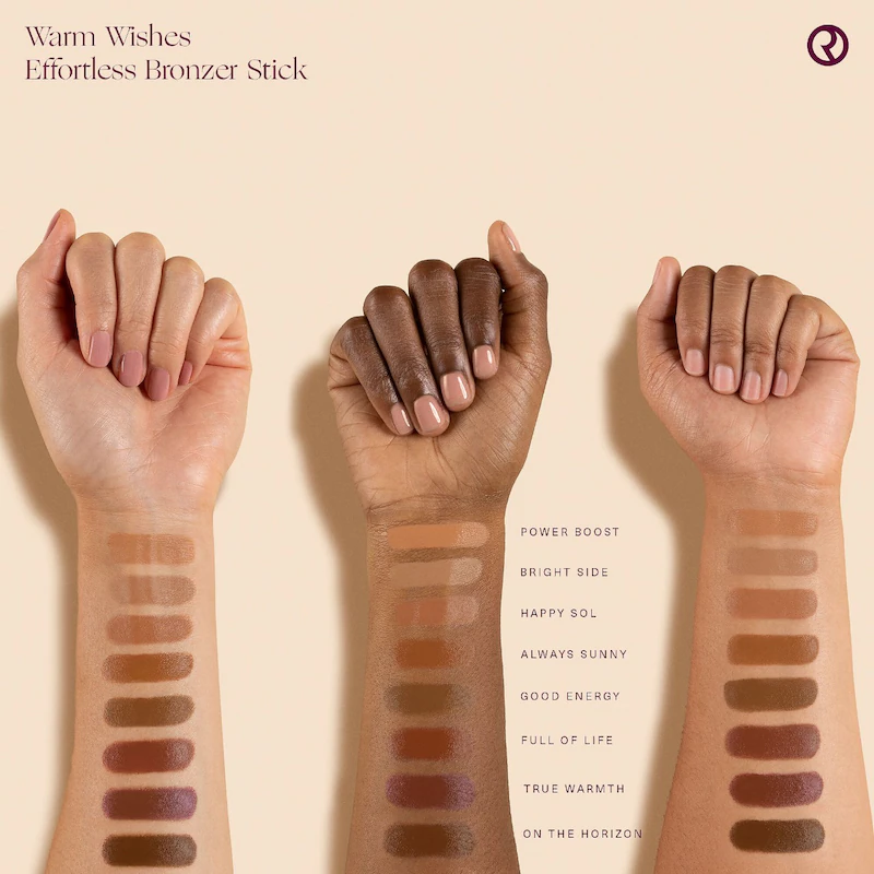 Warm wishes effortless bronzer sticks Rare Beauty