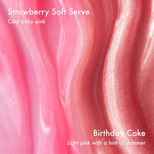 Sweet Pink Duo with Birthday Cake + Strawberry Soft Serve Lip Butter Balm Summer Fridays