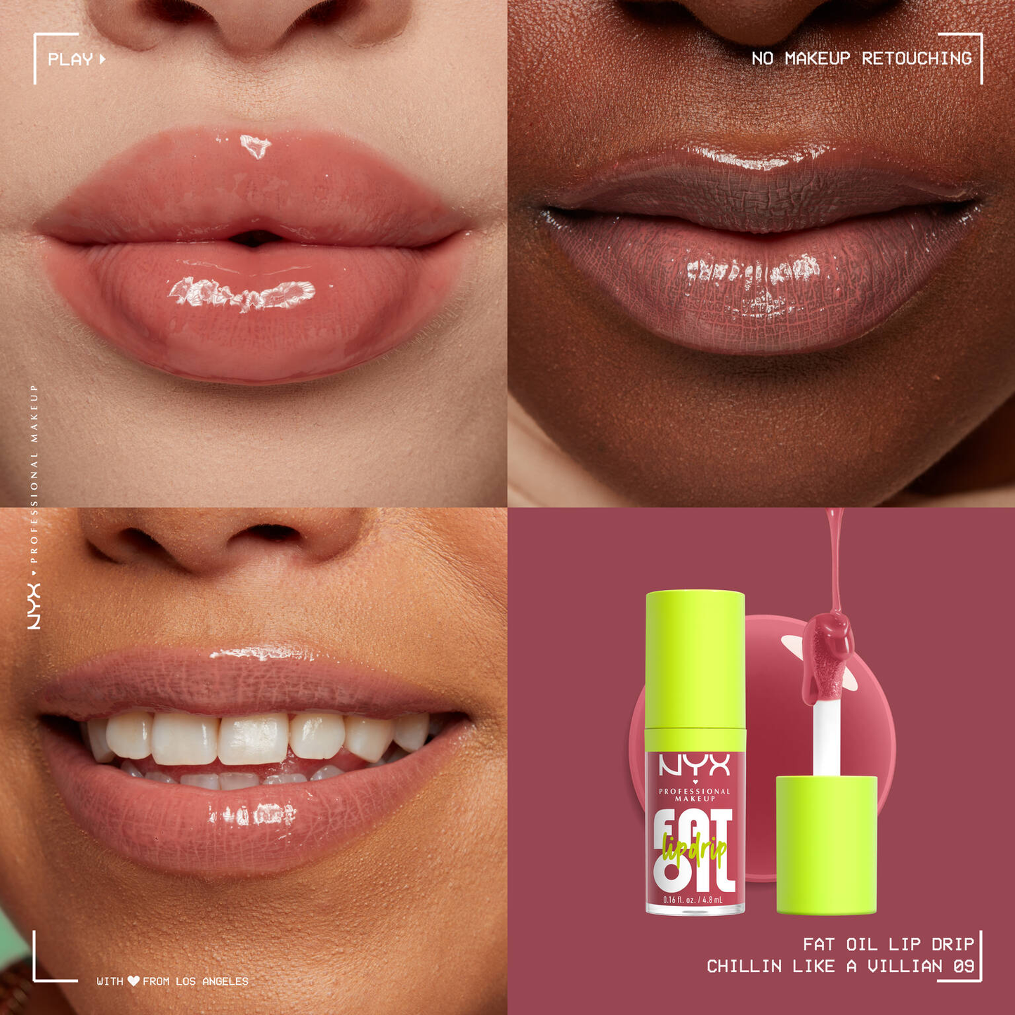 Fat oil lip drip vegan lip oil NYX