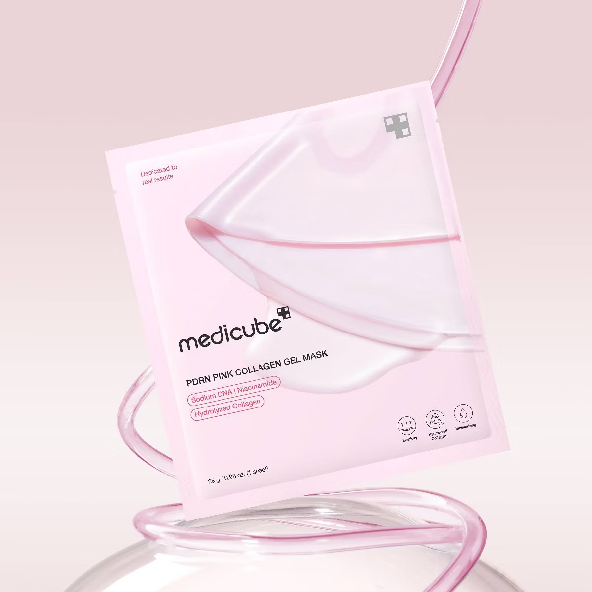 PDRN pink collagen gel mask Medicube