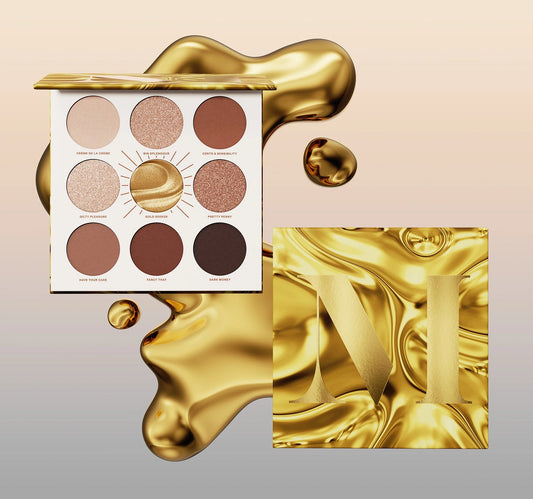 Rich & foiled artistry palette - Gold seeker Morphe