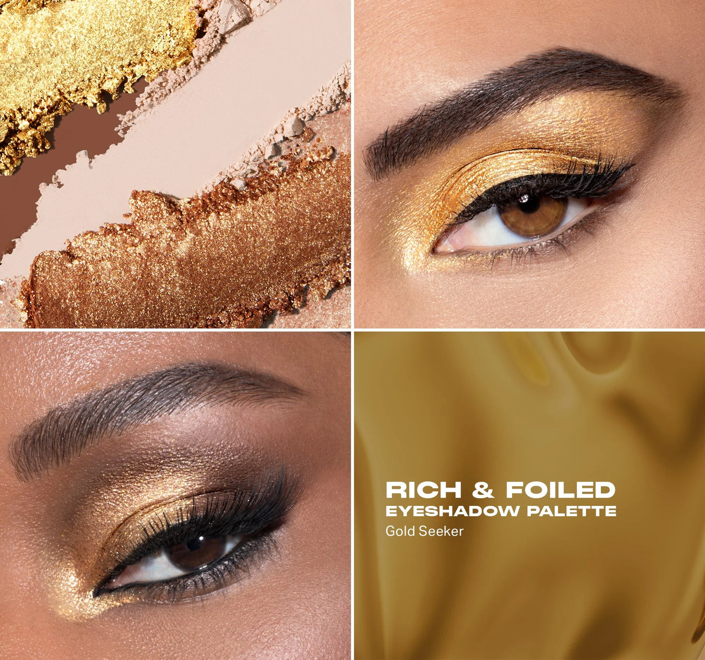 Rich & foiled artistry palette - Gold seeker Morphe