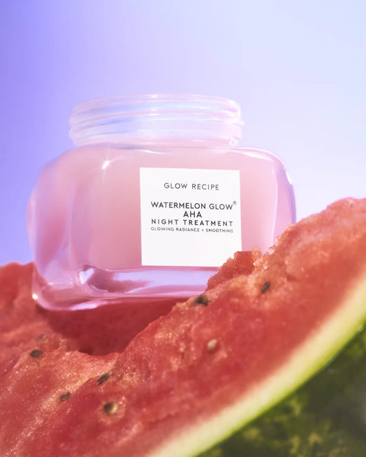 Mini Watermelon glow AHA night treatment Glow Recipe