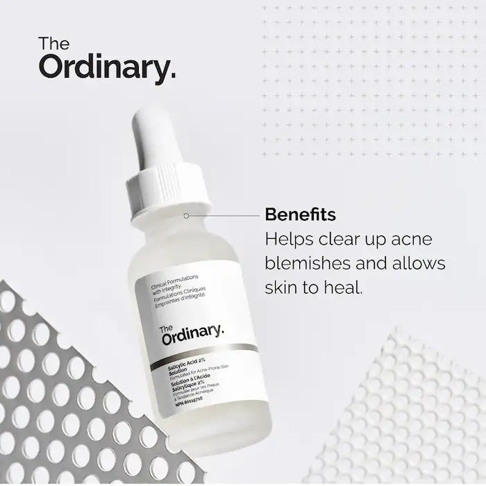 Salicylic acid 2% exfoliating blemish solution The Ordinary