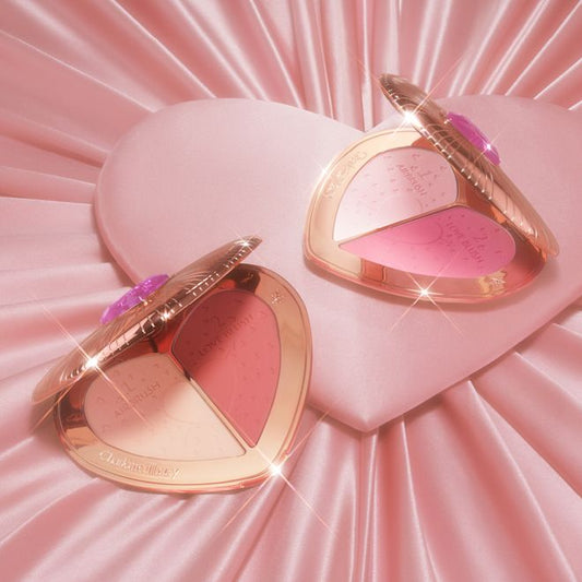 Pillow Talk Beauty Soulmates Airbrush Flawless Finish Brightening and Blush Powder Palette Charlotte Tilbury