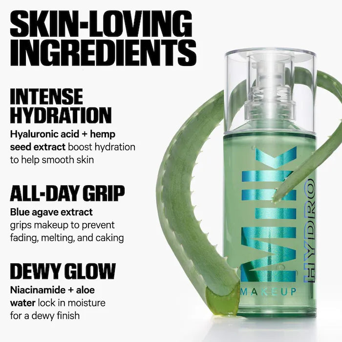 Hydro Grip Hydrating Makeup Primer with Hyaluronic Acid + Niacinamide Milk