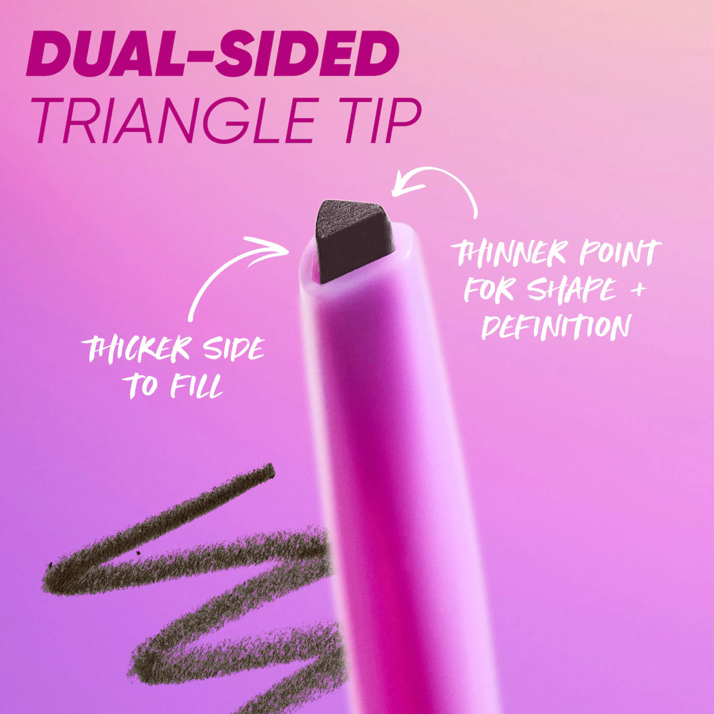 Brow Pop Dual-Action Filling and Shaping Easy Eyebrow Pencil Kosas