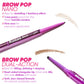Brow Pop Dual-Action Filling and Shaping Easy Eyebrow Pencil Kosas