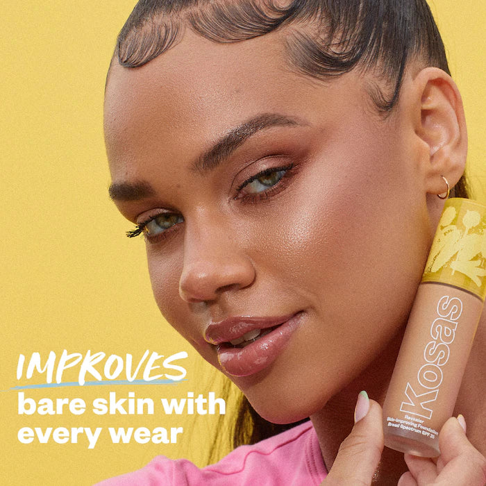 Revealer Skin-Improving Foundation SPF 25 with Hyaluronic Acid and Niacinamide Kosas