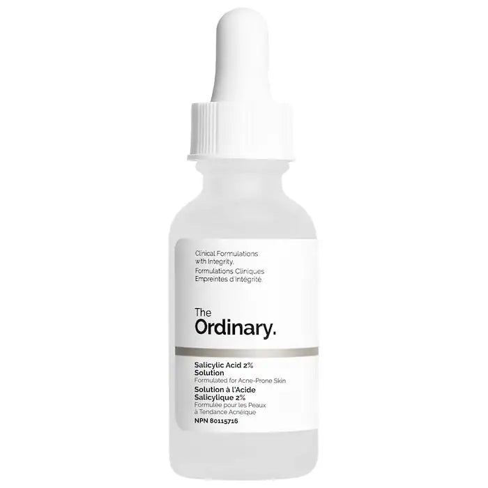 Salicylic acid 2% exfoliating blemish solution The Ordinary