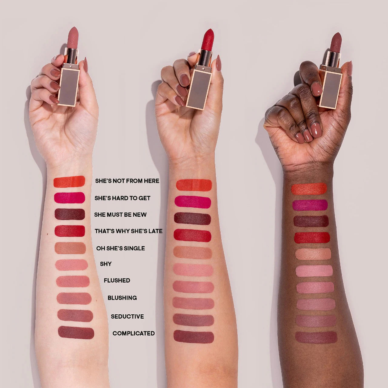 Major Headlines Matte Suede Lipstick PATRICK TA