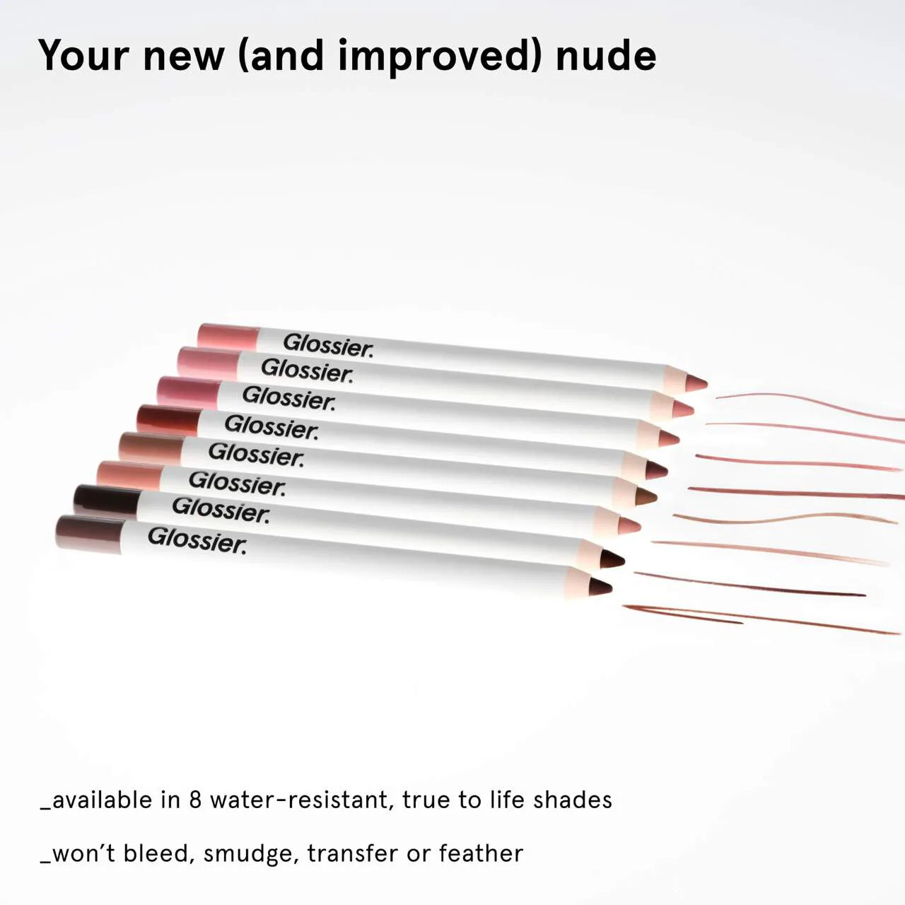 Enhancing Hydrating Longwear Lip Liner Pencil Glossier