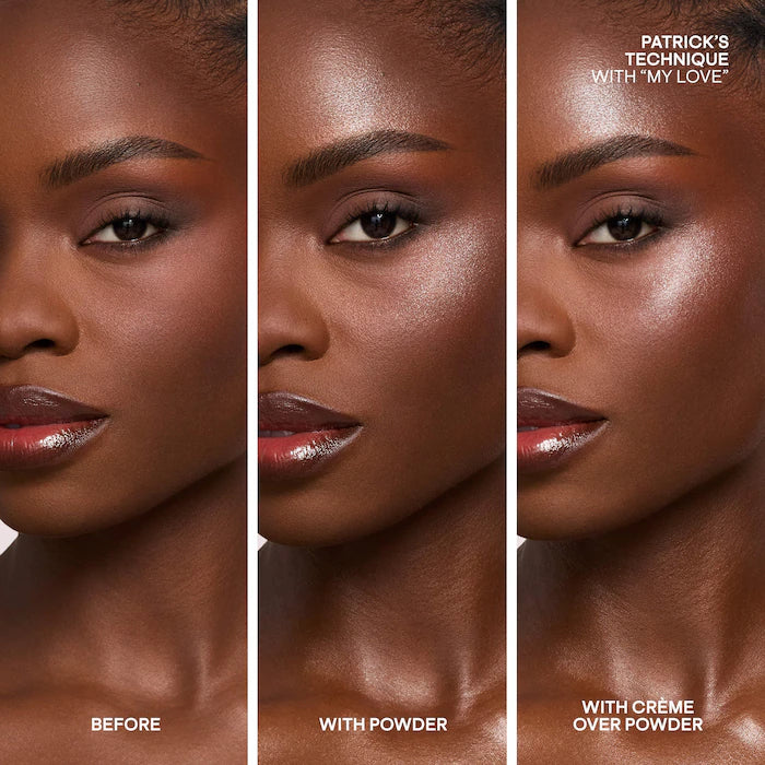 Major glow creme & powder light reflecting translucent highlighter Duo PATRICK TA