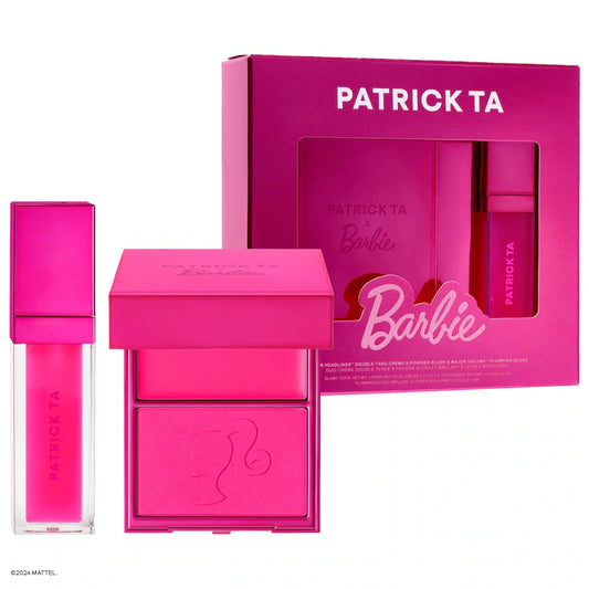 Patrick Ta x Barbie™ Blush Duo and Lip Plumper Set Patrick Ta