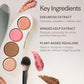 The ethereal baked face palette - long-wear bronzer, highlighter & blush ILIA