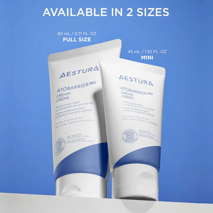 ATOBARRIER365 cream moisturizer with ceramides & niacinamide for skin moisture barrier repair AESTURA