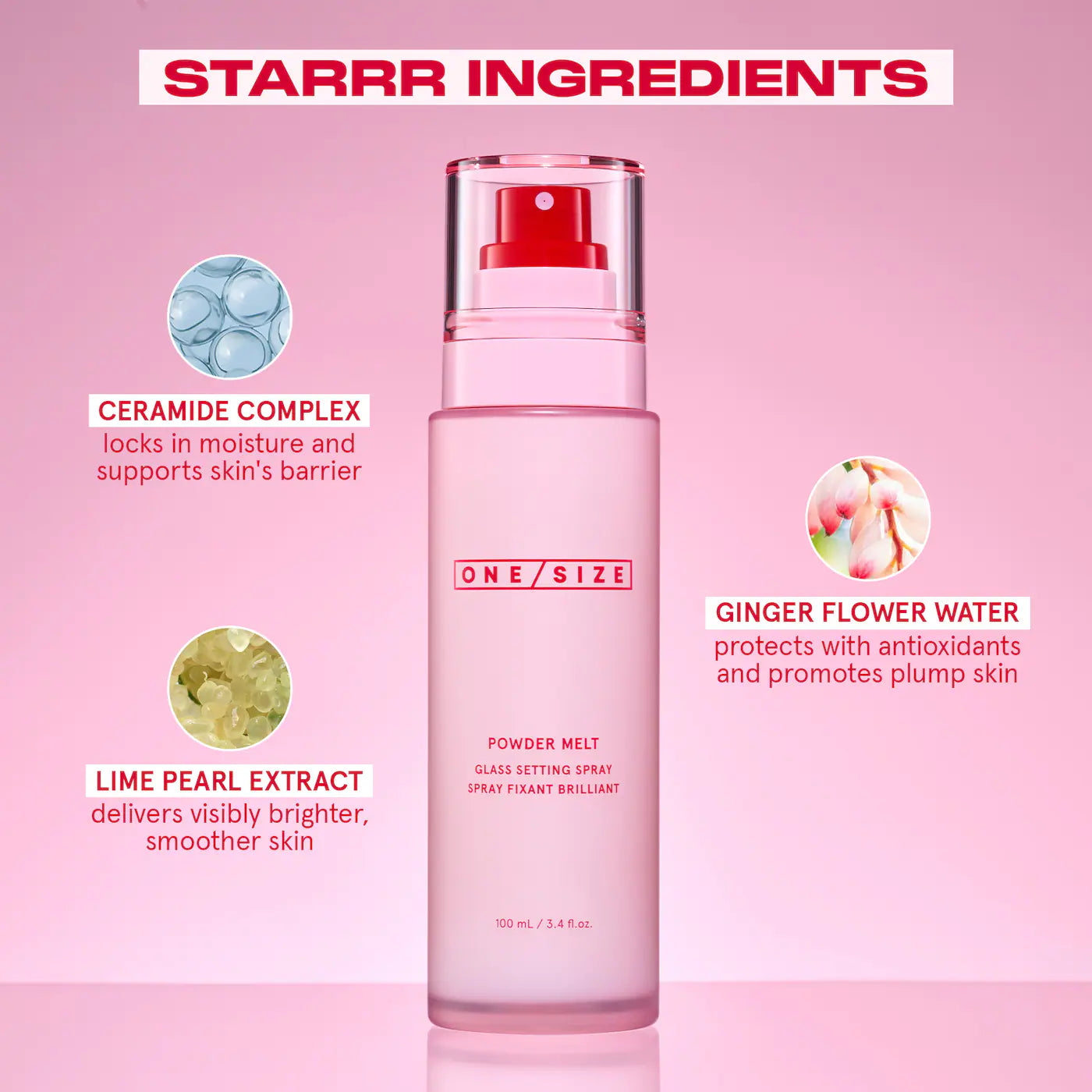 Powder Melt Glass Setting Spray ONE/SIZE