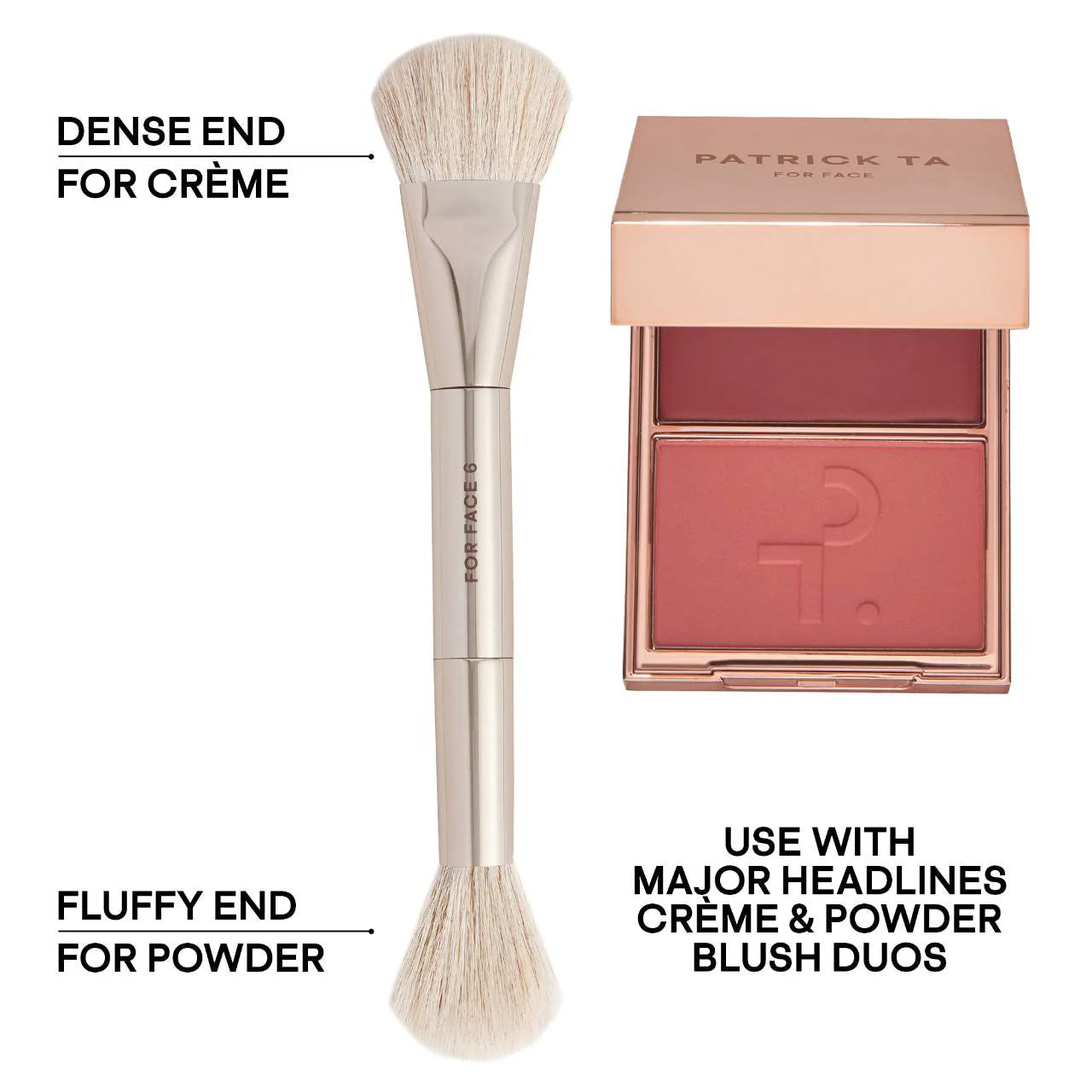 Dual Ended Precision Blush Brush PATRICK TA