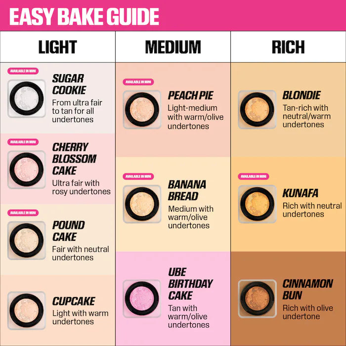 Easy bake blurring loose baking & setting powder Huda Beauty