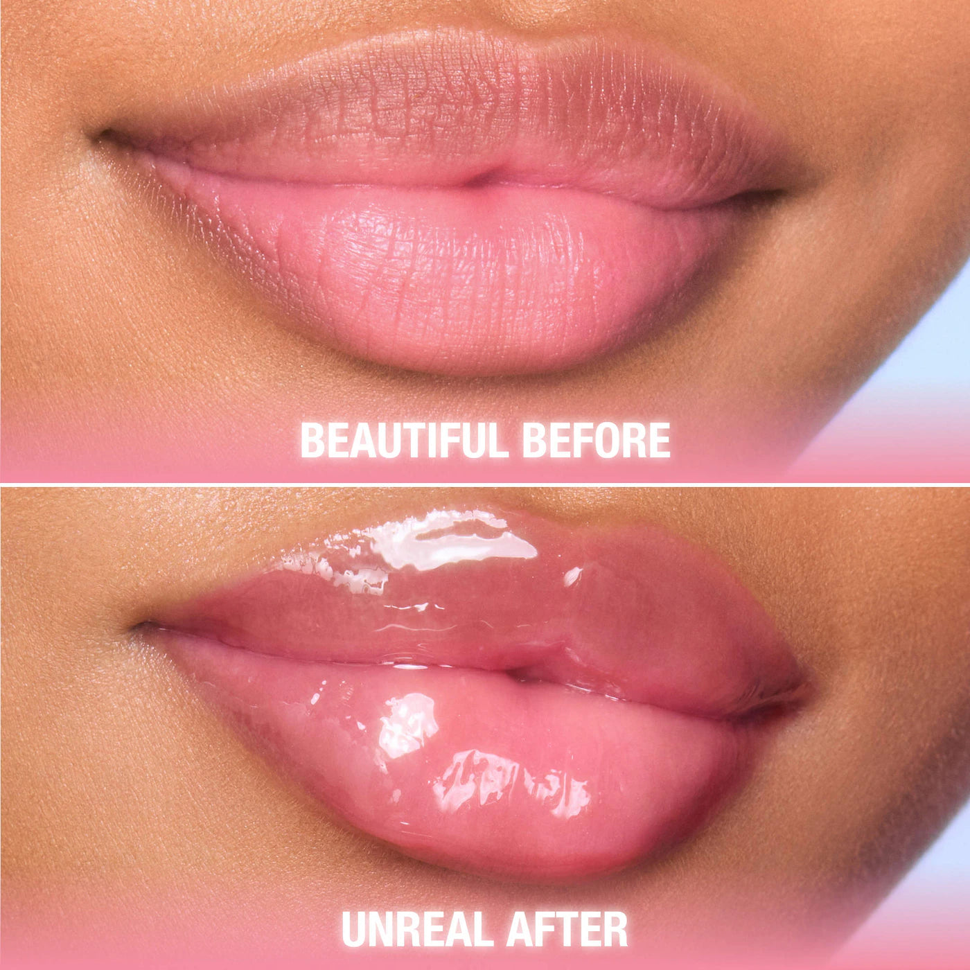 Unreal Lips Healthy Glow Nectar Lip Oil with Hyaluronic Acid and Vitamin E Charlotte Tilbury
