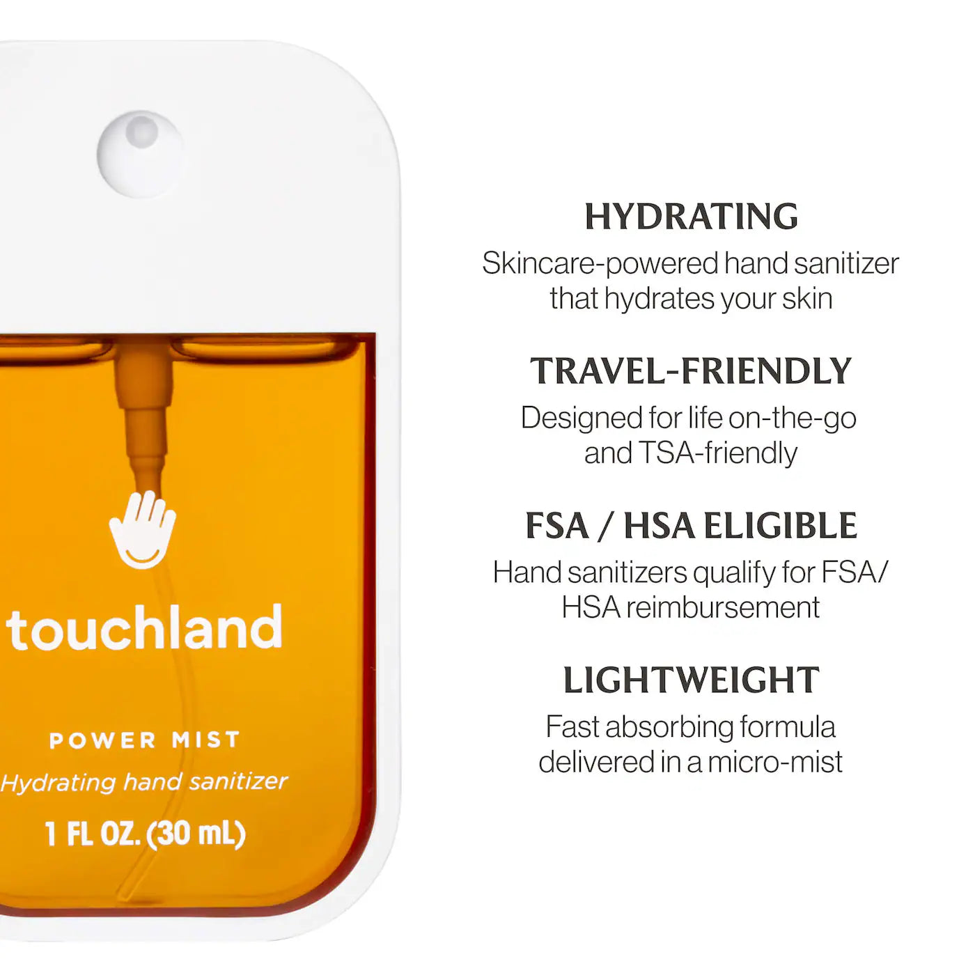 Power mist hydrating hand sanitizer Touchland
