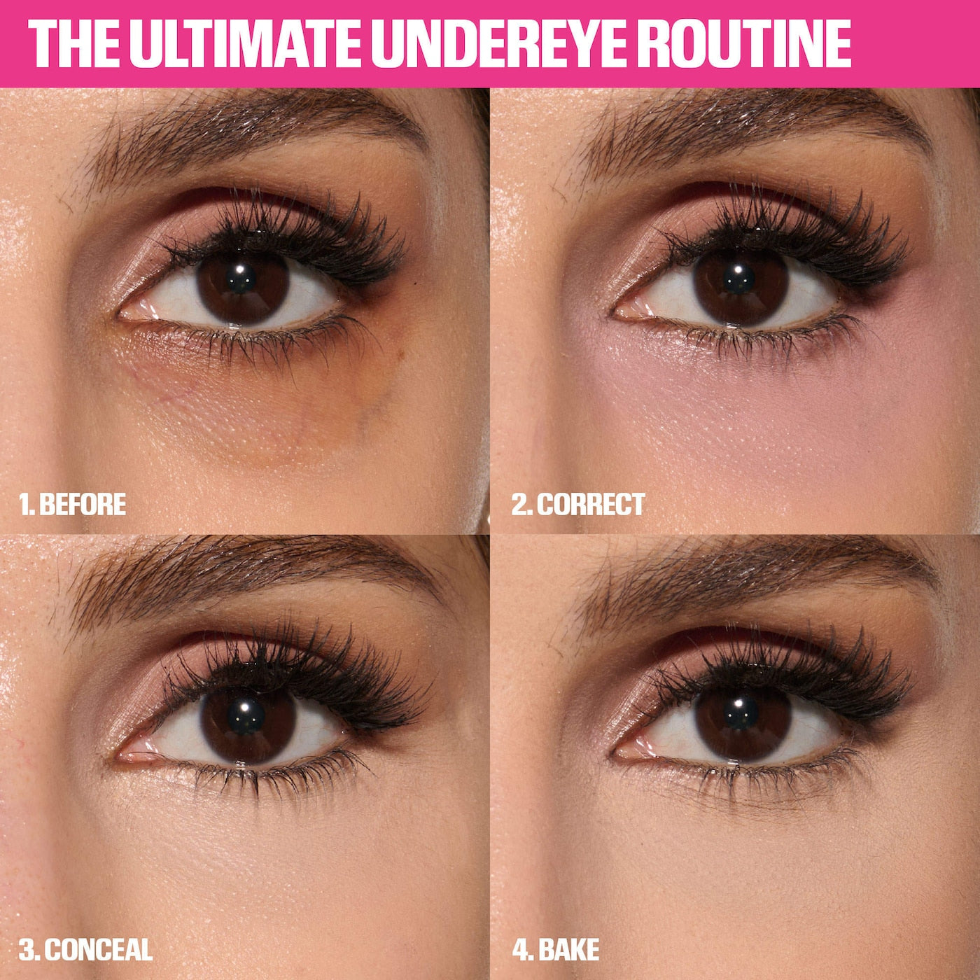 Easy Bake Loose Powder Brightening + Correcting Duo HUDA BEAUTY