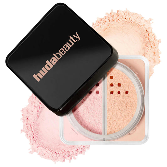 Easy Bake Loose Powder Brightening + Correcting Duo HUDA BEAUTY