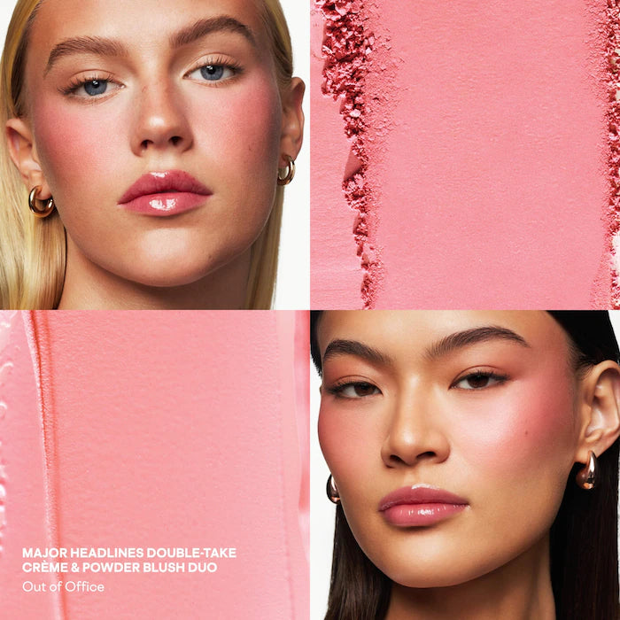 Patrick's Glow and Gloss Set: Major Headlines Blush Duo and Lip Gloss Makeup Gift Set Patrick Ta